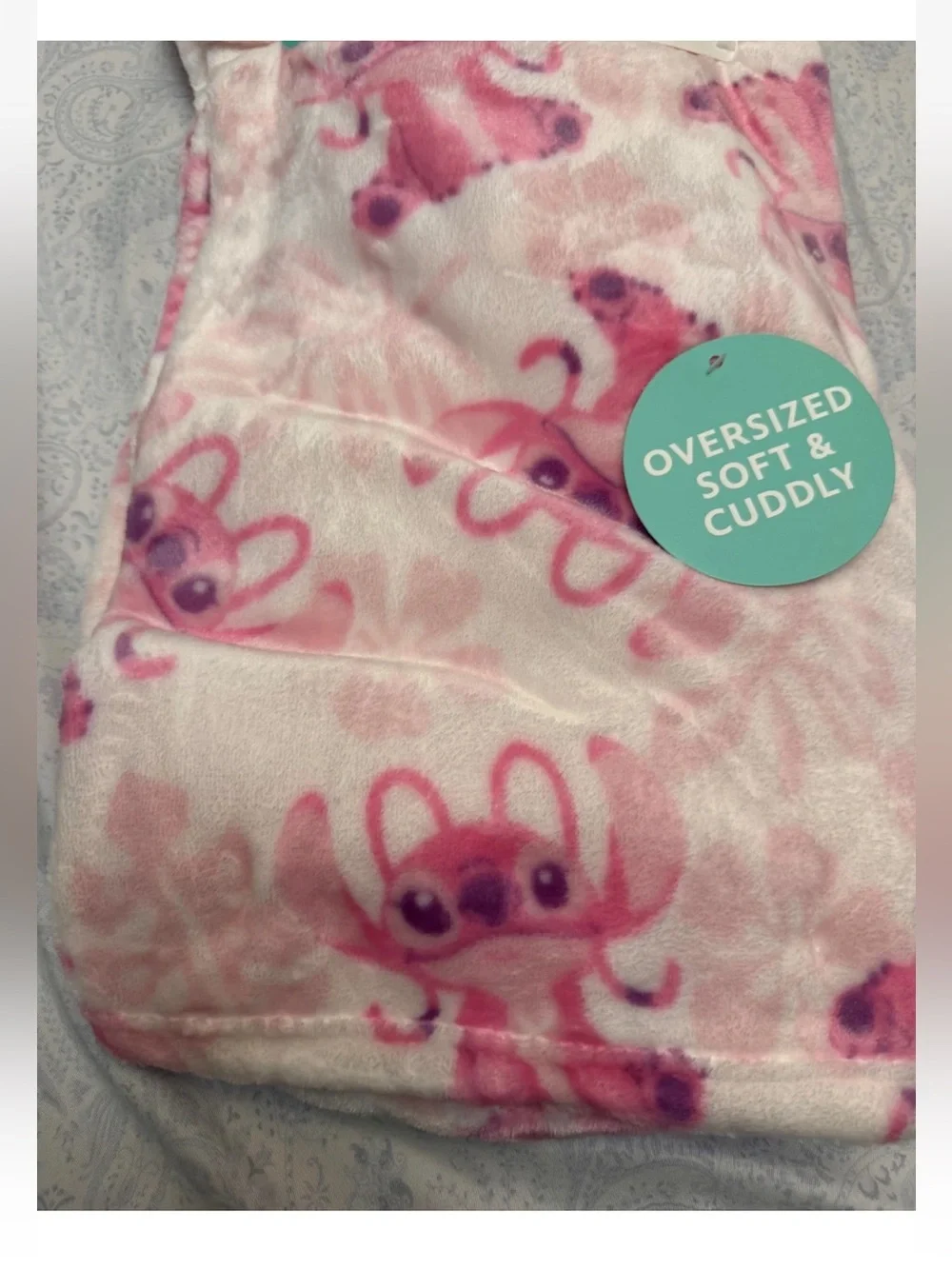 Disney Baby Angel of Stitch & Angel Plush Throw